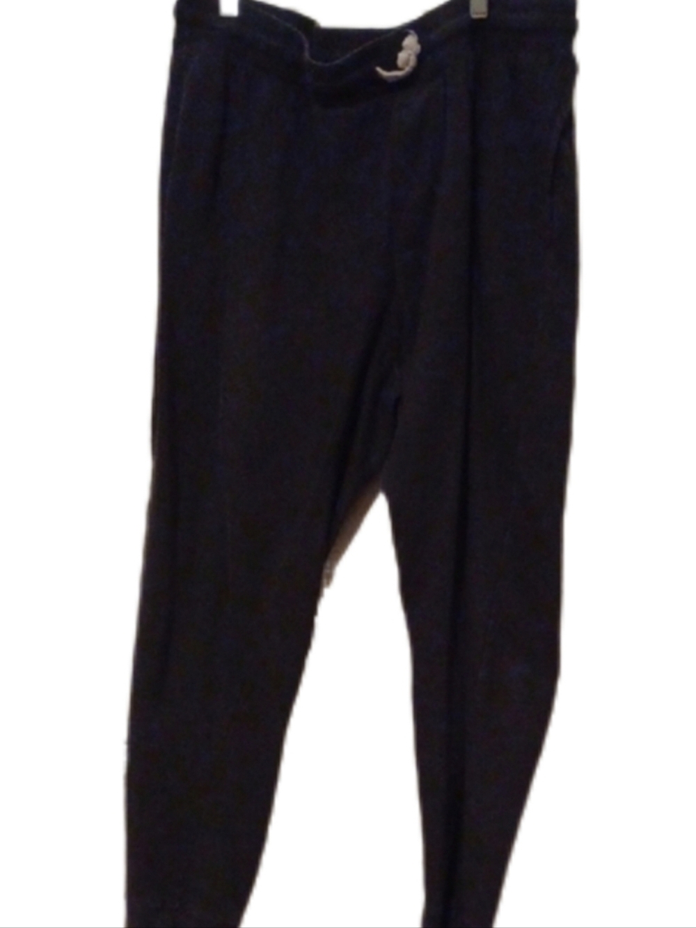 -- Men's Black Jogger Pants - Casual Everyday Comfort Size XLarge Cotton